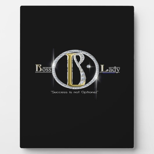 Boss Lady Bling Fotoplatte (Vorderseite)