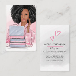 Boss Lady Blogger Business Card Visitenkarte