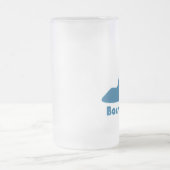 Boss Lady Blue Pump Mattglas Bierglas (Mittel)