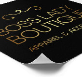 Boss Lady Boutique Poster (Ecke)