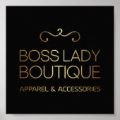 Boss Lady Boutique Poster (Vorne)
