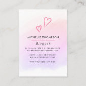 Boss Lady Business Card Visitenkarte (Rückseite)