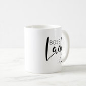 Boss Lady Business Owner Coffee Tasse (VorderseiteRechts)