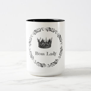 Boss Lady CEO Direktor Zweifarbige Tasse