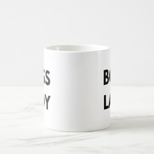 Boss Lady Coffee Tasse Black Letters (Mittel)