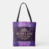 Boss Lady Couture All-Over-Print-Tasche Tasche (Rückseite)