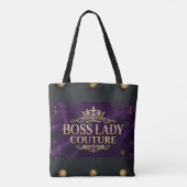 Boss Lady Couture All-Over-Print-Tasche Tasche (Rückseite)