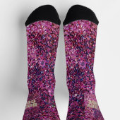 Boss Lady Couture Diamanten Crew Socken (Oben)
