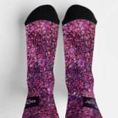 Boss Lady Couture Diamanten Crew Socken (Oben)