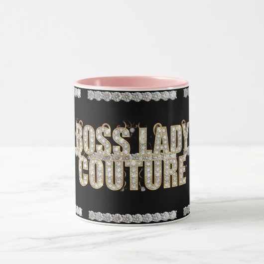 Boss Lady Couture Diamanten Tasse (Zentrum)