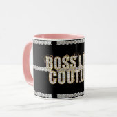 Boss Lady Couture Diamanten Tasse (Vorderseite Links)