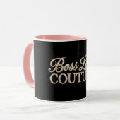 Boss Lady Couture Diamanten Tasse (Vorderseite Links)