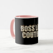 Boss Lady Couture Diamanten Tasse (Vorderseite Links)