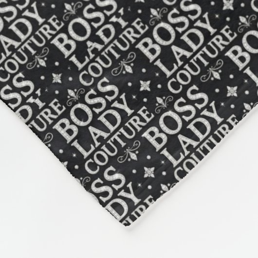 Boss Lady Couture Fleece-Decke Fleecedecke (Ecke)