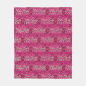 Boss Lady Couture Fleece-Decke Fleecedecke (Vorderseite)