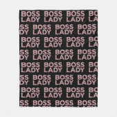 Boss Lady Couture Fleece-Decke Fleecedecke (Vorderseite)
