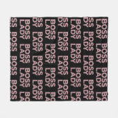 Boss Lady Couture Fleece-Decke Fleecedecke (Vorderseite (Horizontal))