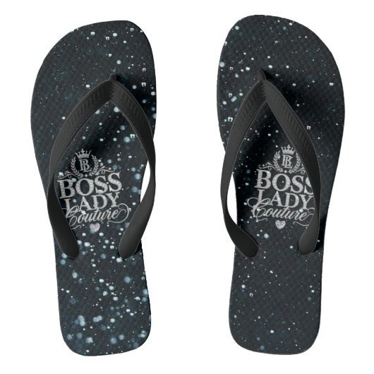 Boss Lady Couture Paar Flip Flops Badesandalen (Fußbett)