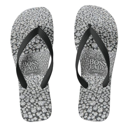 Boss Lady Couture Paar Flip Flops Badesandalen (Fußbett)
