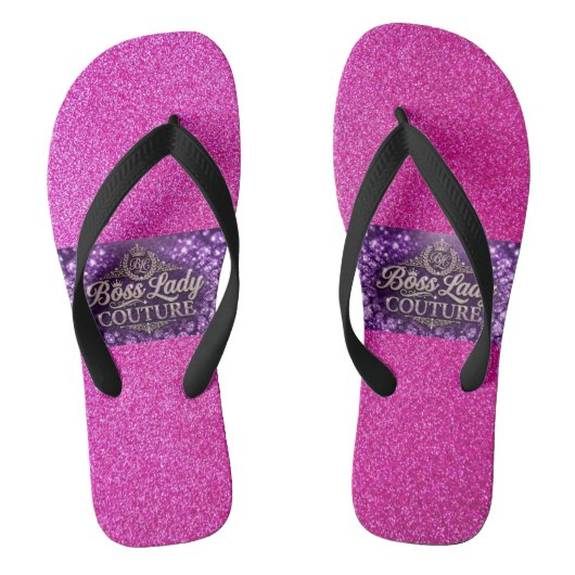 Boss Lady Couture Paar Flip Flops Badesandalen (Fußbett)