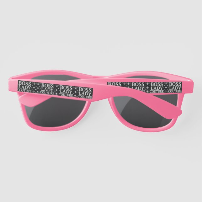 Boss Lady Couture Plastik-Sonnenbrille (Rückseite)
