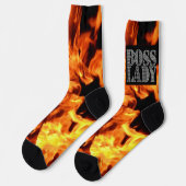 Boss Lady Crew Socken (Linkes Detail)