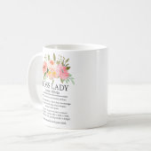 Boss Lady Definition Office Kaffeetasse (Vorderseite Links)