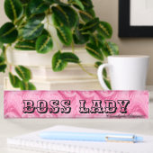 BOSS LADY DESK NAME PLATE NAMENSPLAKETTE