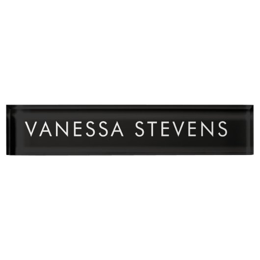 Boss Lady Desk Name Plate Namensplakette (Vorderseite)