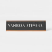 Boss Lady Desk Name Plate Schreibtischnamensplakette (Vorderseite )