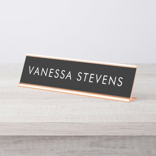 Boss Lady Desk Name Plate Schreibtischnamensplakette (Vorderseite )