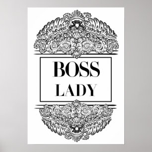 Boss Lady - Elegante Ermächtigung Poster