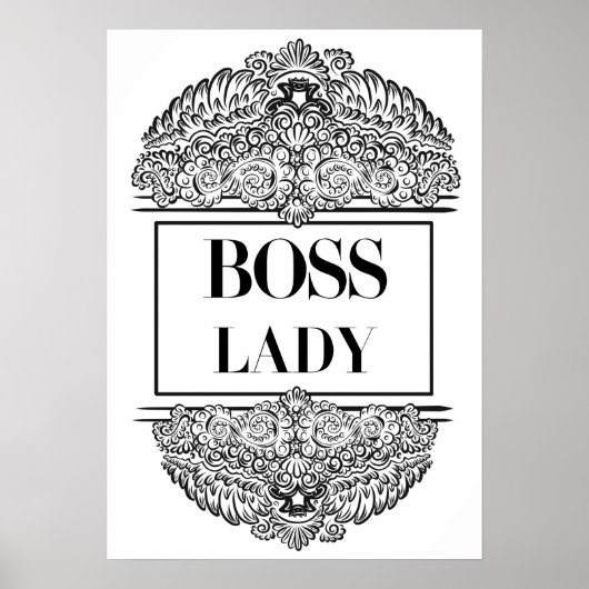 Boss Lady - Elegante Ermächtigung Poster (Vorne)