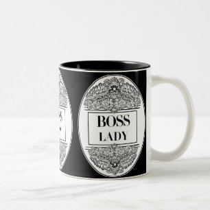 Boss Lady - Elegante Ermächtigung Zweifarbige Tasse