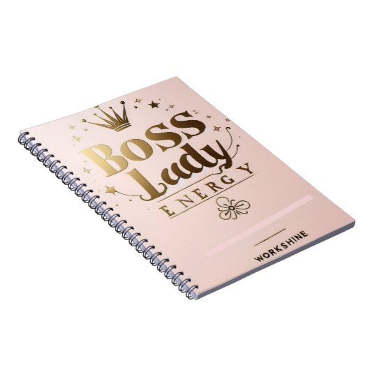 Boss Lady Energy Notebook Notizblock (Rechte Seite)