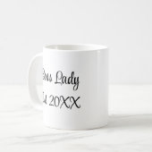 Boss Lady Est. Kaffeetasse (Vorderseite Links)