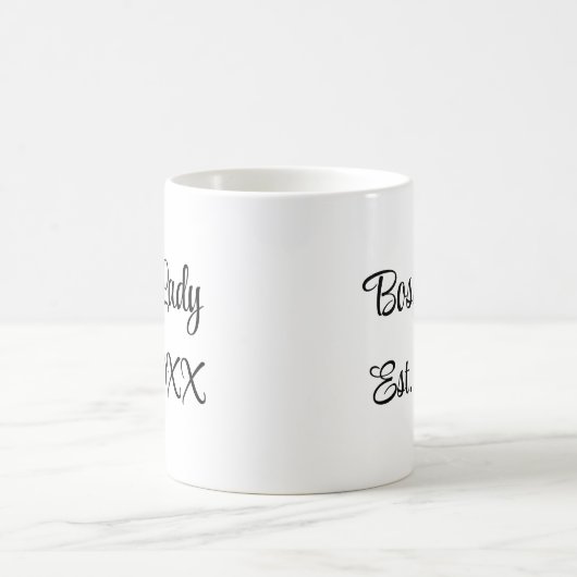 Boss Lady Est. Kaffeetasse (Mittel)