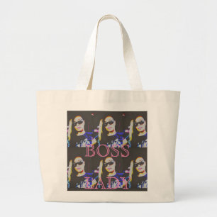 Boss Lady Fashion Jumbo-Tasche Jumbo Stoffbeutel