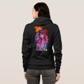 Boss Lady Fire Kapuzenpullover Hoodie (Schwarz voll)