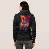 Boss Lady Fire Kapuzenpullover Hoodie (Schwarz voll)