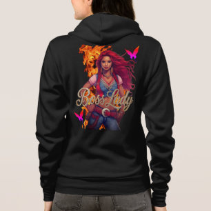 Boss Lady Fire Kapuzenpullover Hoodie