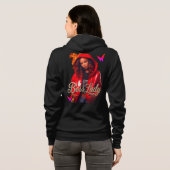 Boss Lady Fire Kapuzenpullover Hoodie (Schwarz voll)