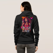 Boss Lady Fire Kapuzenpullover Hoodie (Schwarz voll)