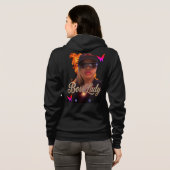 Boss Lady Fire Kapuzenpullover Hoodie (Schwarz voll)