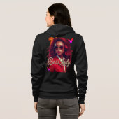 Boss Lady Fire Kapuzenpullover Hoodie (Schwarz voll)