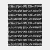 Boss Lady Fleece-Decke Fleecedecke (Vorderseite)