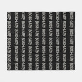 Boss Lady Fleece-Decke Fleecedecke (Vorderseite (Horizontal))