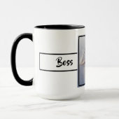 Boss Lady Foto Ringer 15oz Tasse (Links)