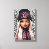 Boss Lady Glam Doll Leinwanddruck (Vorderseite)