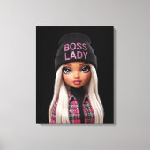 Boss Lady Glam Doll Leinwanddruck (Vorderseite)